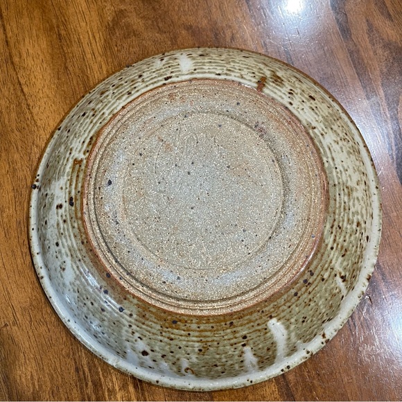 Vintage 2005 gorgeous artist signed studio pottery frog bowl - Picture 8 of 9